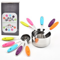 Stainless Steel Measuring Cups and Spoons Set